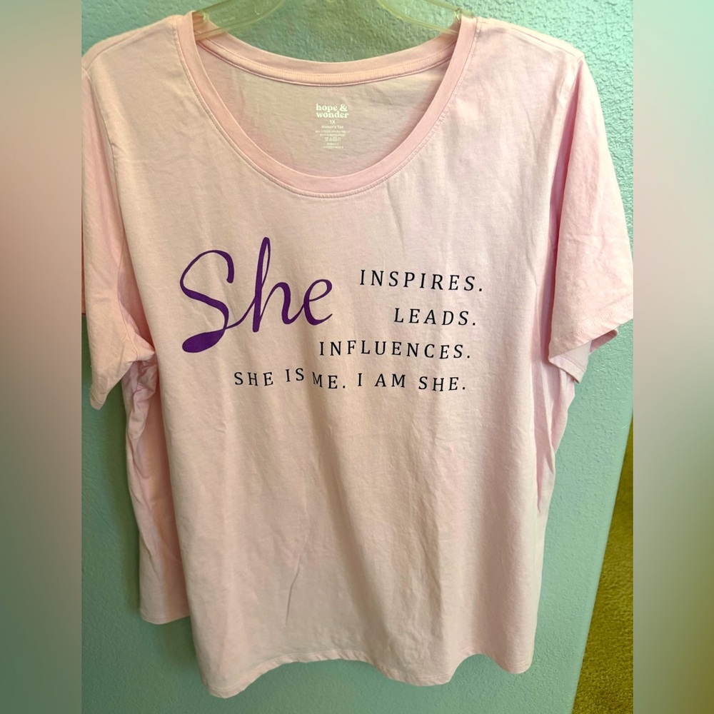 Pink Inspirational Women's Tee